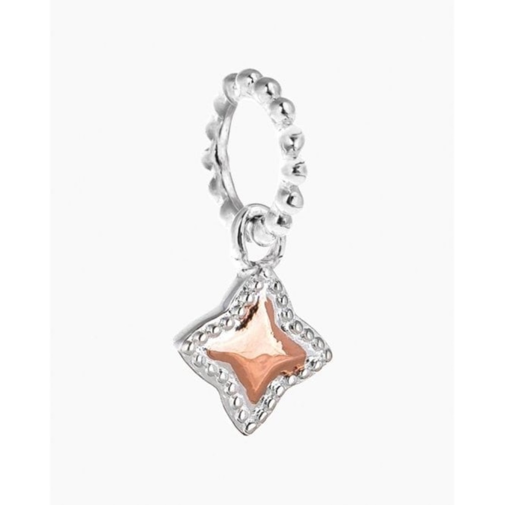 NWT Chamilia Petites Rose Gold Millegrain Star Charm